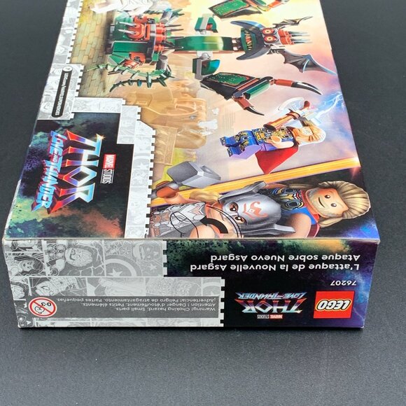 Lego 76207 Thor Love & Thunder Attack On New Asgard 159 Pieces Set Box Damage - Picture 5 of 7